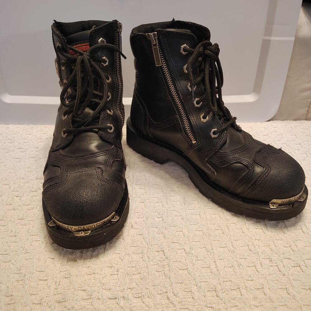 Harley Davidson Men's Stealth Motorcycle Boots Black D91642